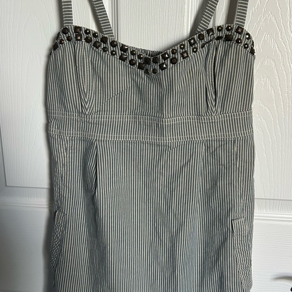 Abercrombie & Fitch y2k vintage Sleeveless Dress with Studded Detail Medium - Picture 2 of 5